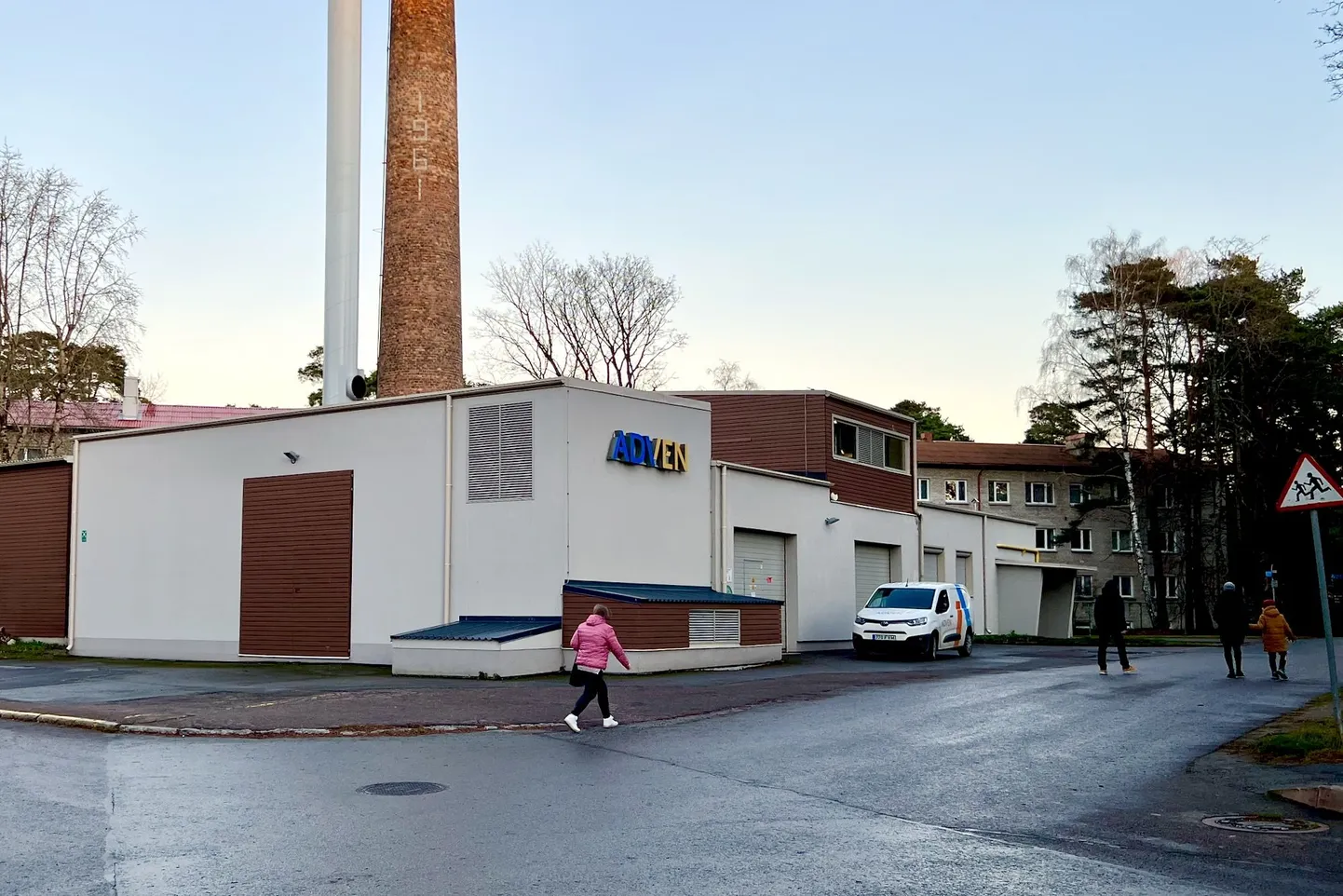 Adven Eesti katlamaja Narva-Jõesuu kesklinnas.