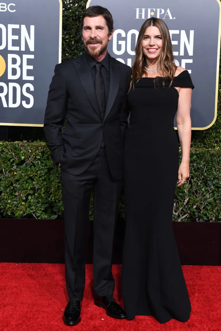 Christian Bale abikaasa Sibi Blaziciga Kuldgloobustel 2019