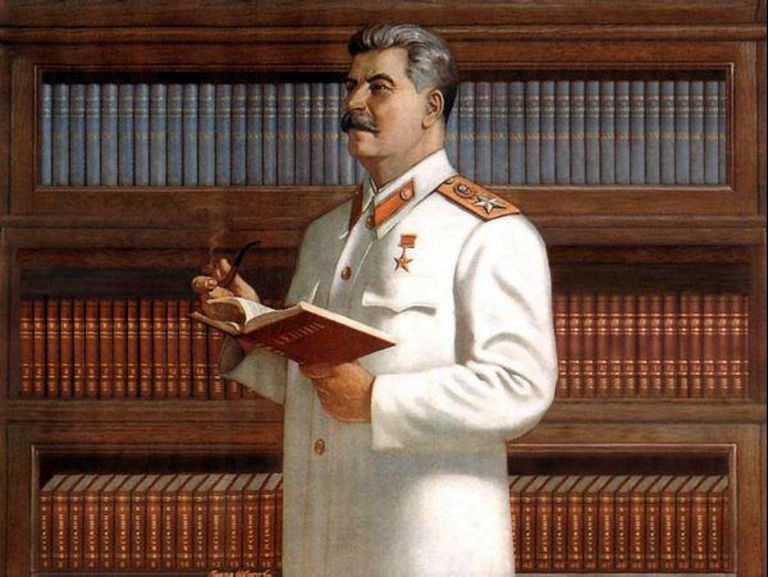 Stalini propagandaplakat. Foto: Scanpix