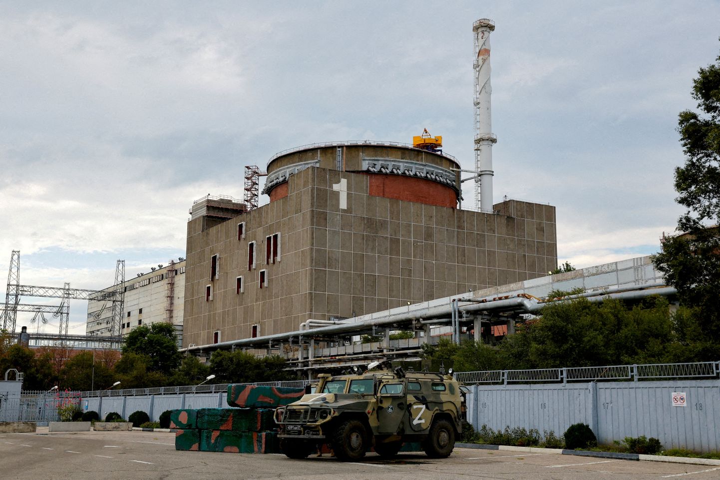 Zaporižjas atomelektrostacija (AES).