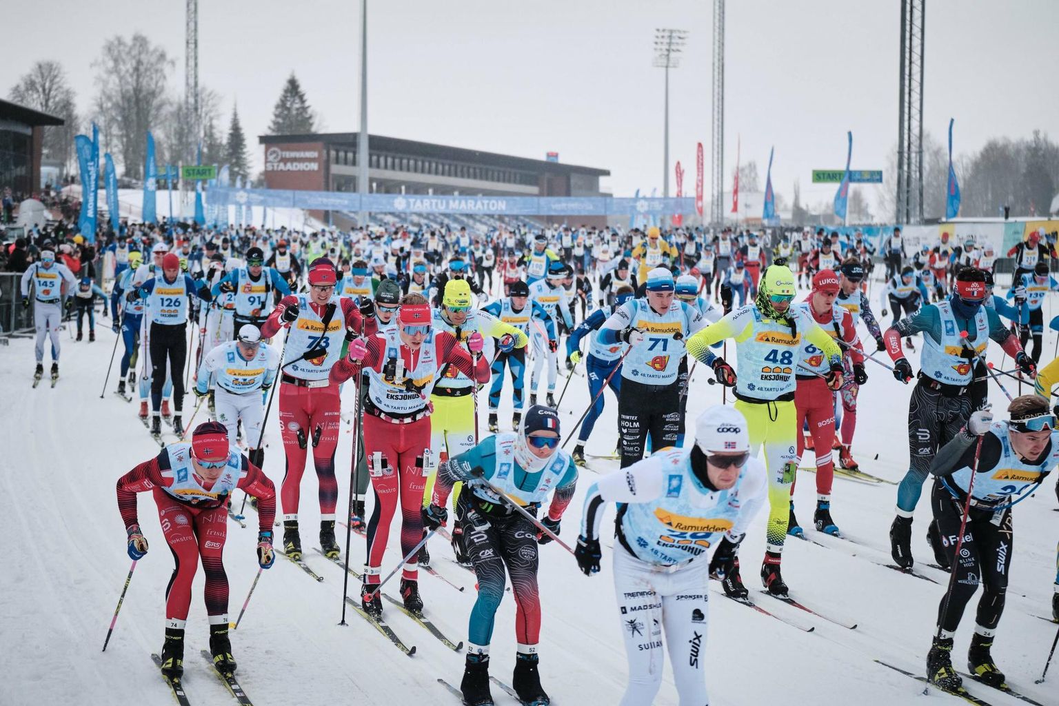 Tänavune Tartu Maratoni spordiaasta algas tänu ilusale talvele mõistagi suusaradadel.