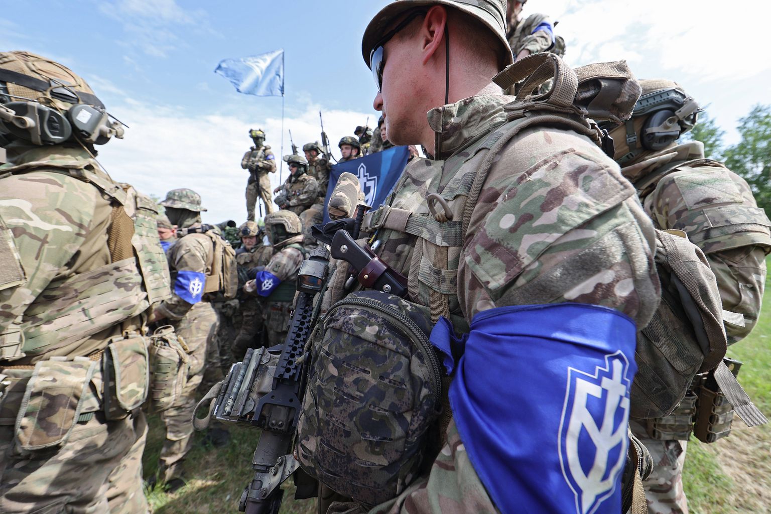 Venemaa Vabatahtlike Korpuse võitlejad Ukrainas
