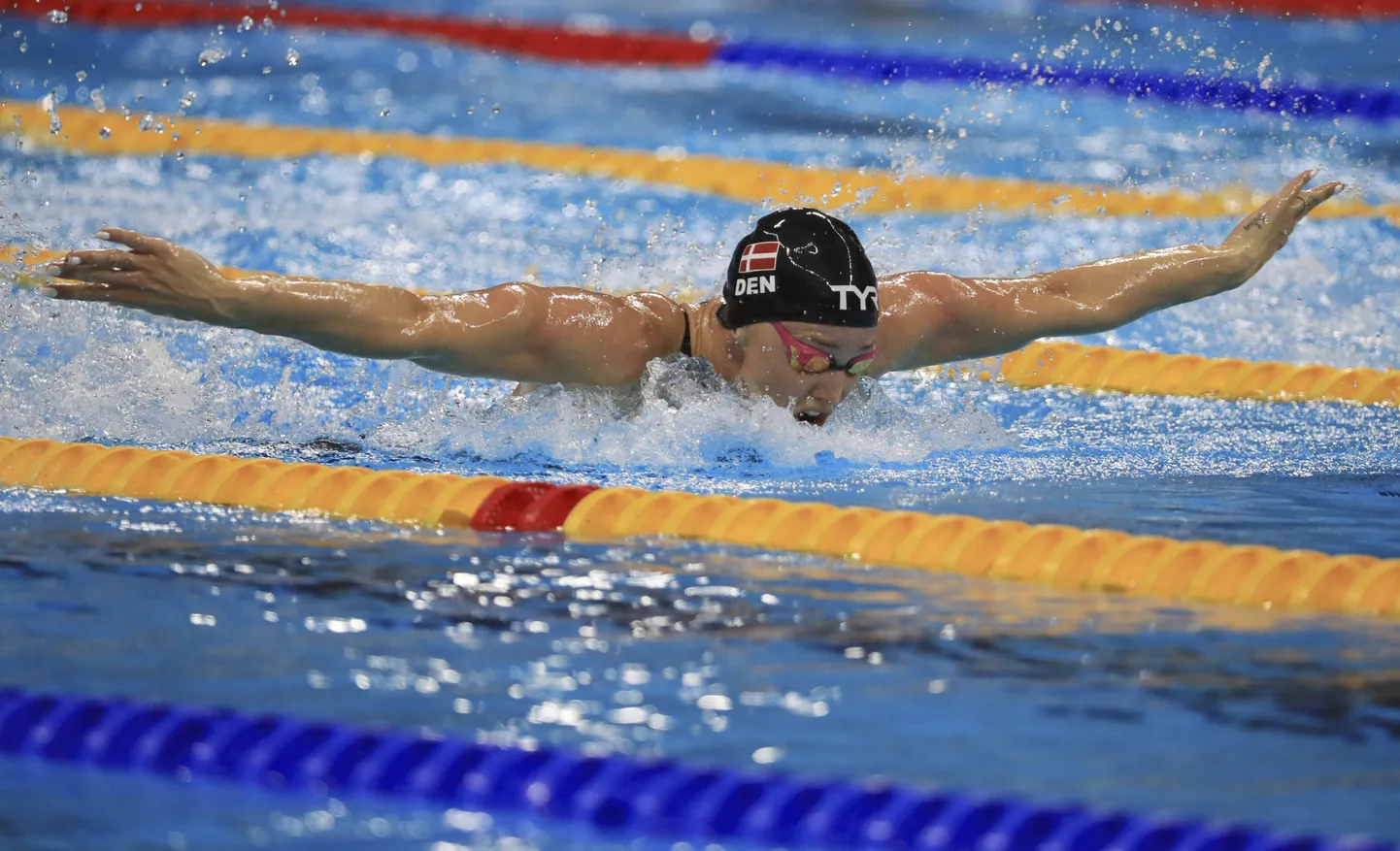 Jeanette Ottesen 2016. aasta Rio olümpial, kus ta sai kaela pronksmedali.