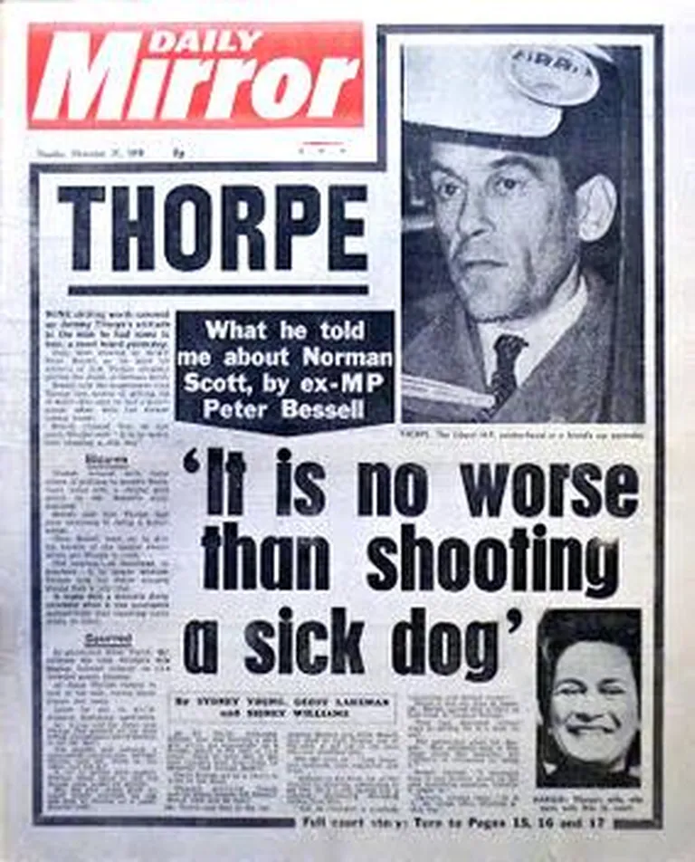 Briti meedia Jeremy Thorpe'i skandaalist