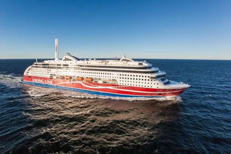 Illustratsioon parvlaevast Viking Grace, millel on üks rootorpuri