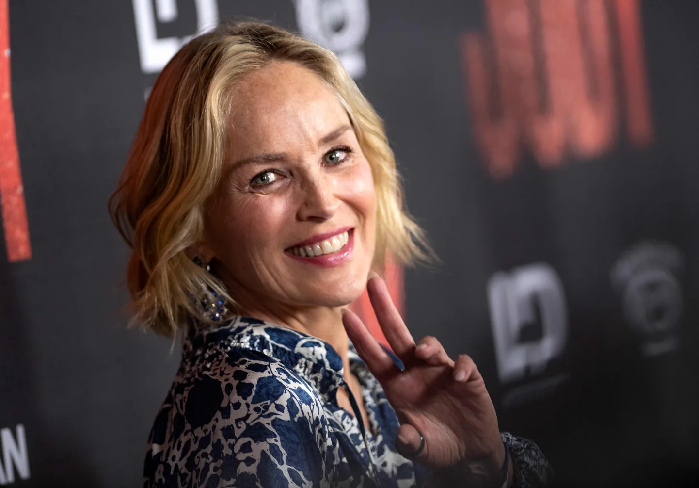 Sharon Stone Judy Garalandi eluloofilmi "Judy" esilinastusel