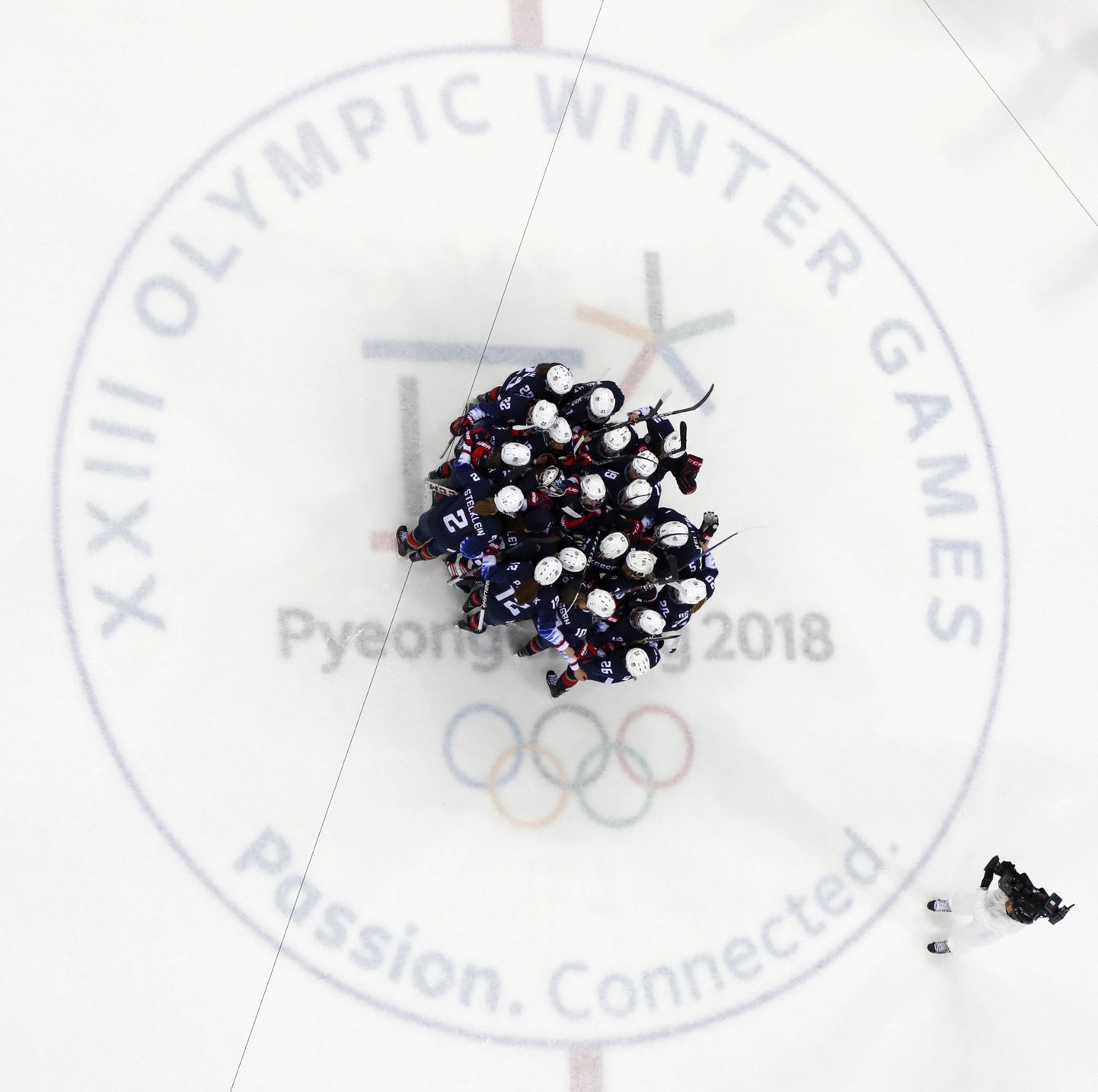 USA jäähokinaiskond Pyeongchangi mängudel.