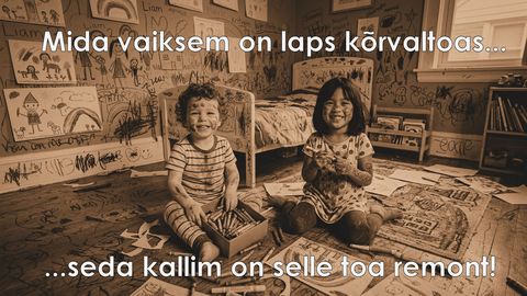 Mida vaiksem on laps kõrvaltoas