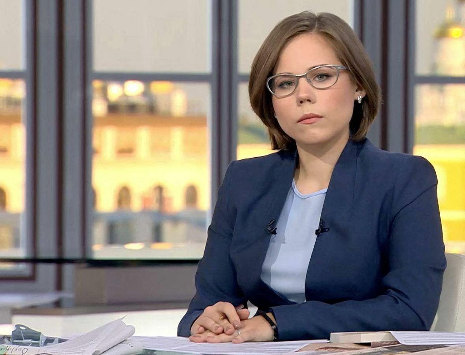 Plahvatuses hukkunud Darja Dugina Moskvas telestuudios