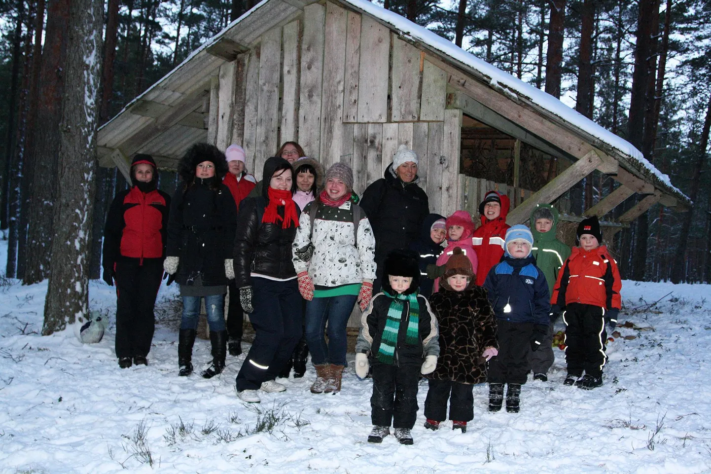 Pärnu loodusmaja jõulupidu Luitemaal.