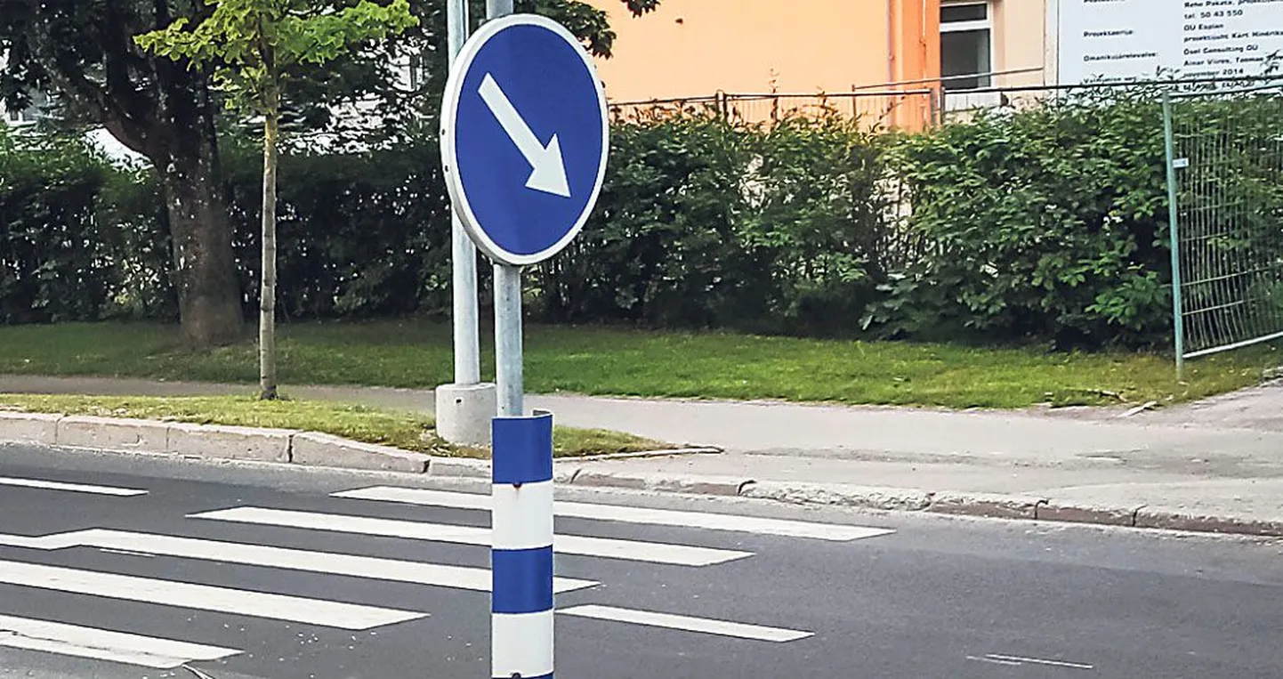 Ülekäigurada. Pilt on illustreeriv