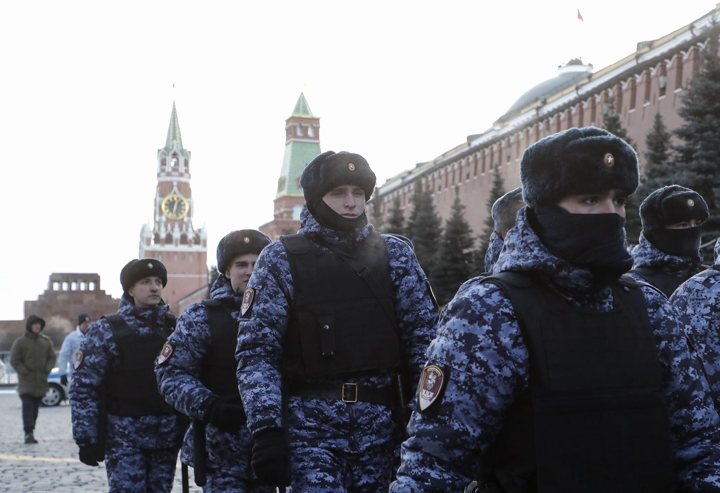 Vene politseiametnikud. Foto on illustratiivne.