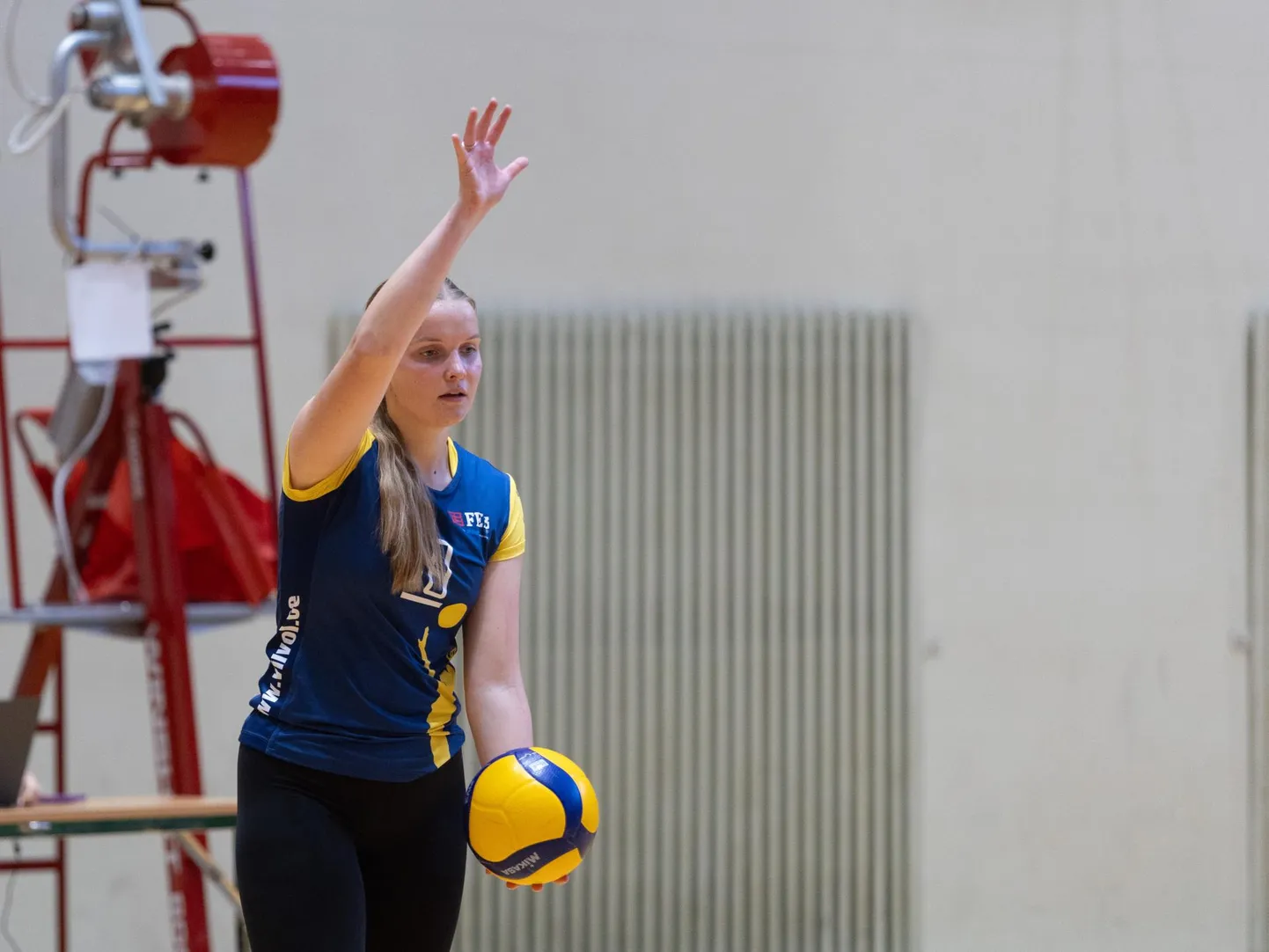 Viljandi Metalli naiskond kaotas pühapäeval Tartus Eesti meistriliiga põhiturniiri kohtumises 2:3 Tartu Ülikool/BigBankile. Fotol on Viljandi Metalli koosseisust Maarja Allik.