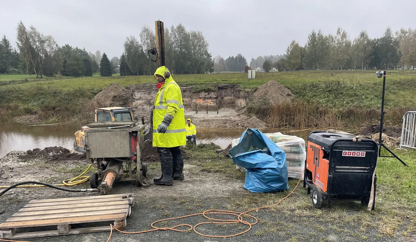 Väätsal algasid sillaehitustööd.