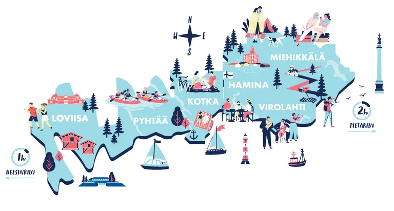 Kotka ja Hamina infograafik.