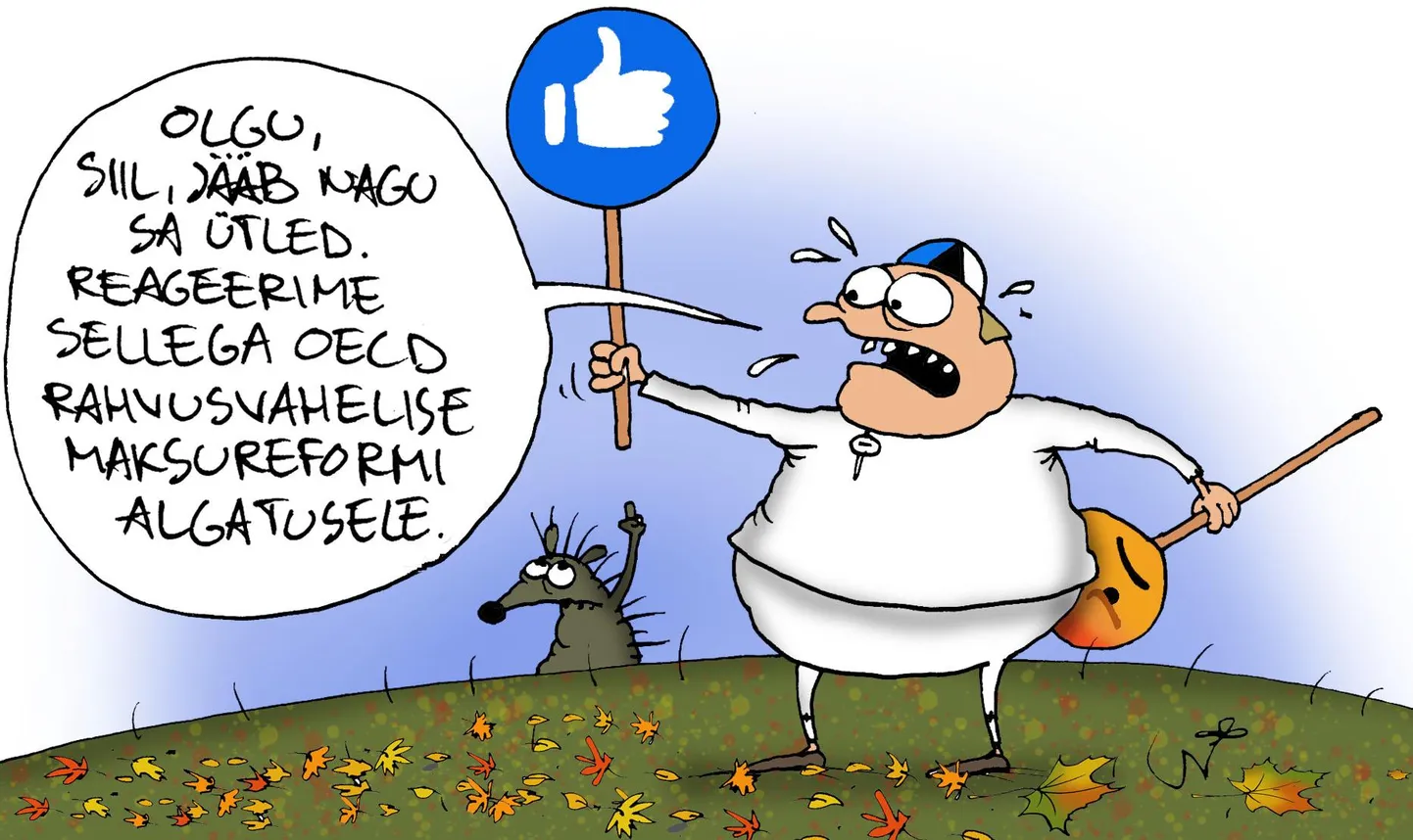 Urmas Nemvalts joonistab
