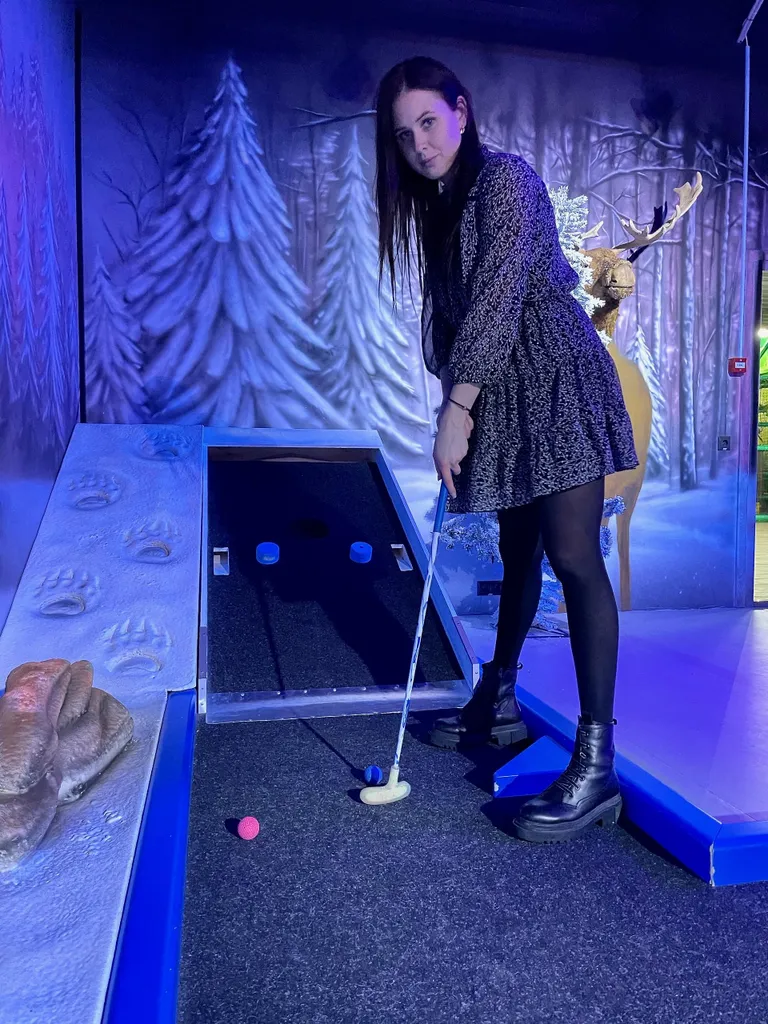 Annaliis näitab minigolfis klassi. Ja võidab ülekaalukalt. FOTO:
