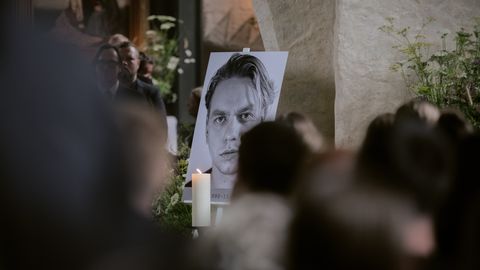 Poslovilni obred igralca Jörgena Liika v Harju-Risti