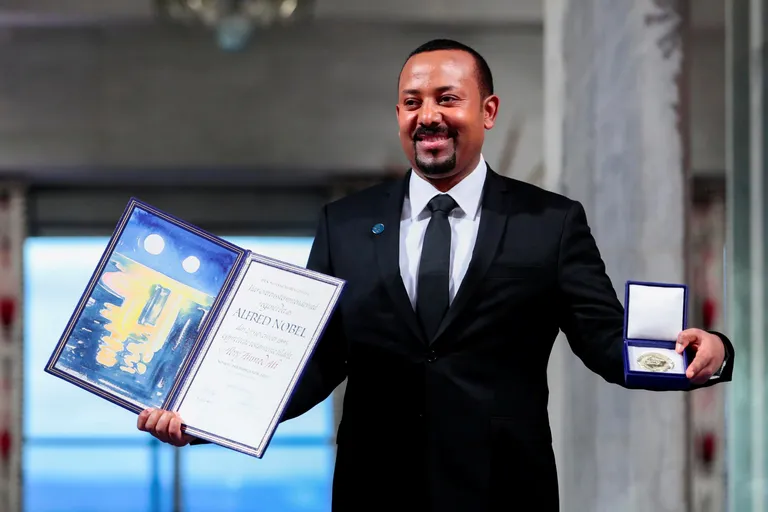 Abiy Ahmed sai 2019. aastal Nobeli rahupreemia.