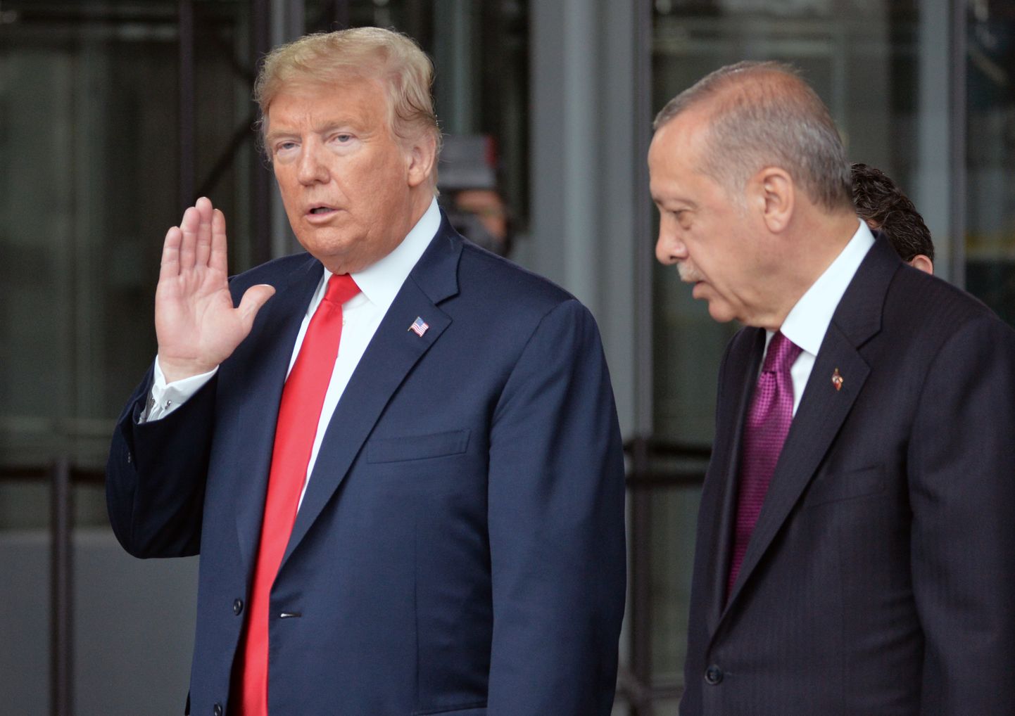 USA president Donald Trump (vasakul) ja Türgi president Recep Tayyip Erdogan.