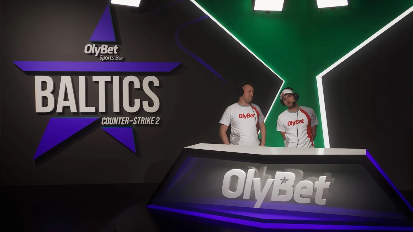 OlyBet Sport Bar CS2 Baltics Eesti finaali kommenteerisid Martin «m6ngel» Uiboupin ning Andre «blacc» Lepik