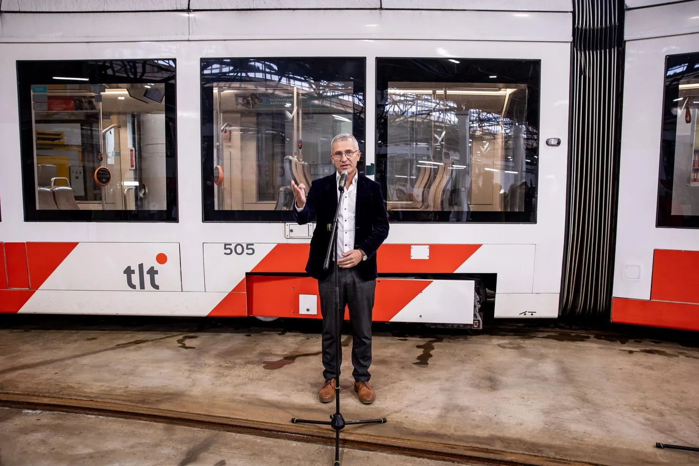 18.01.2024 Tallinn Uute trammiliinide tutvustamine.