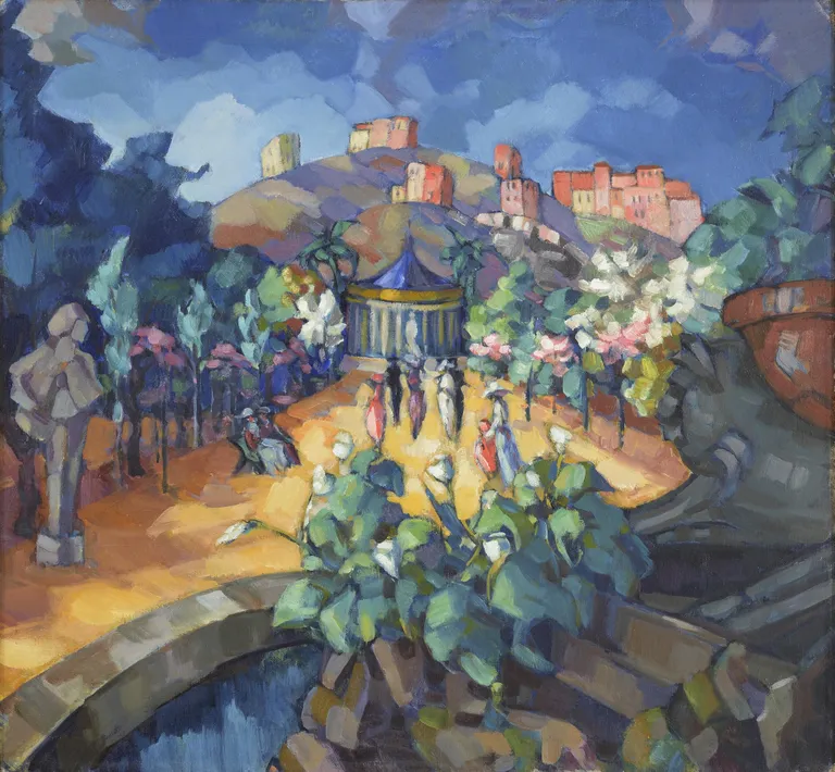Konrad Mägi «Itaalia maastik. Rooma», 1922–1923. Õli/lõuend
