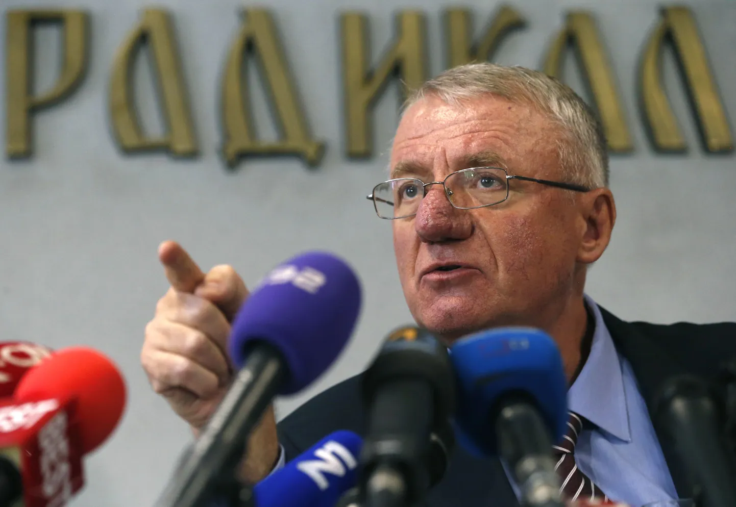 Serbia marurahvuslaste juht Vojislav Šešelj.