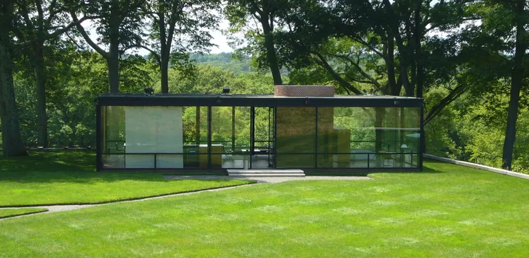 Philip Johnsoni, Le Corbusier'i järglase, klaasmaja