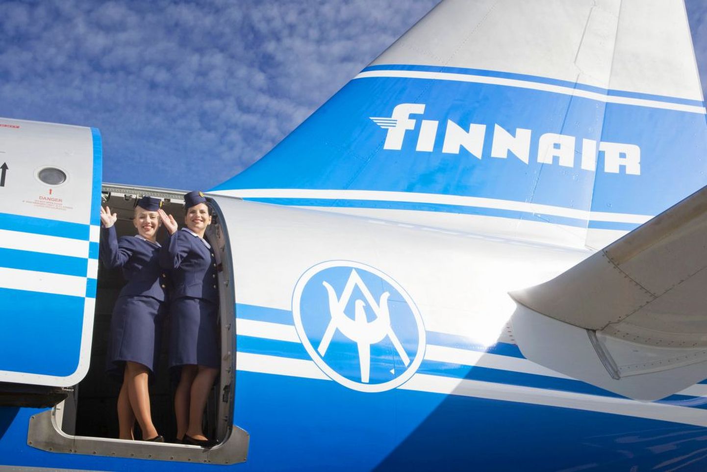 Soome lennufirma Finnair töötajad.