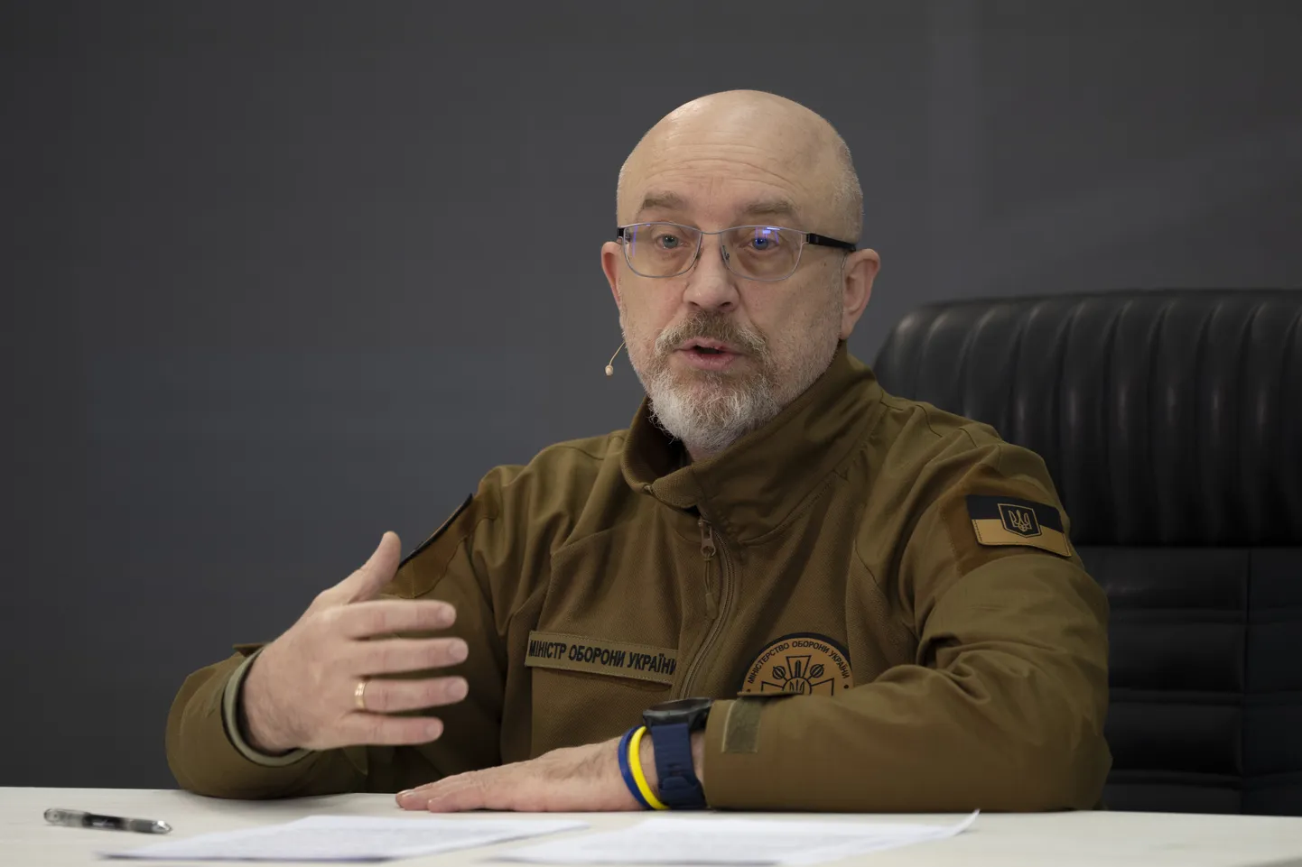 Ukrainas aizsardzības ministrs Oleksijs Rezņikovs.