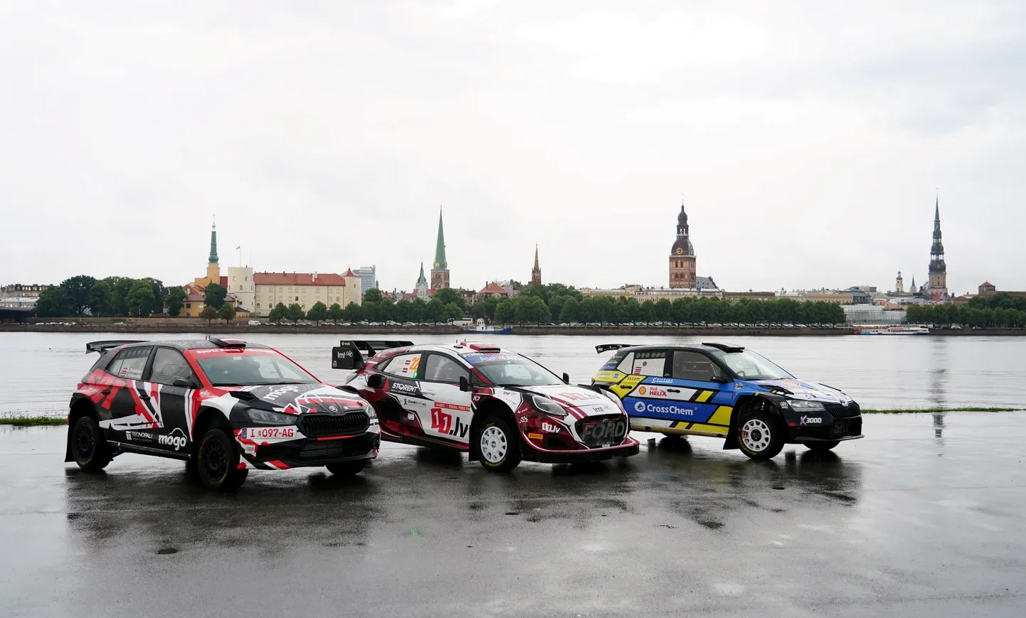 Rallija čempionāta "Tet Rally Latvia" Latvijas rallija ekipāžas.