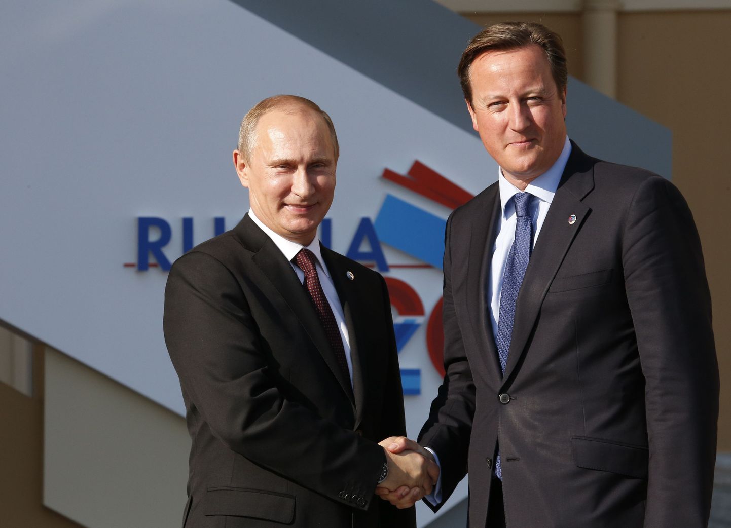 Vladimir Putin ja David Cameron