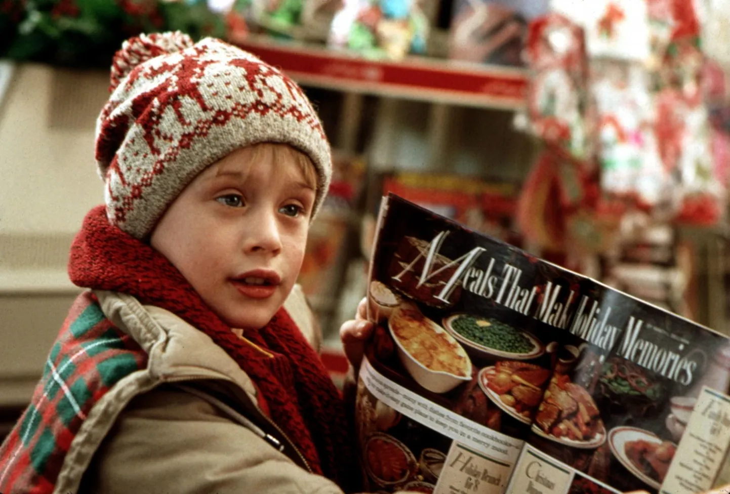 Macaulay Culkin filmis «Üksinda kodus».