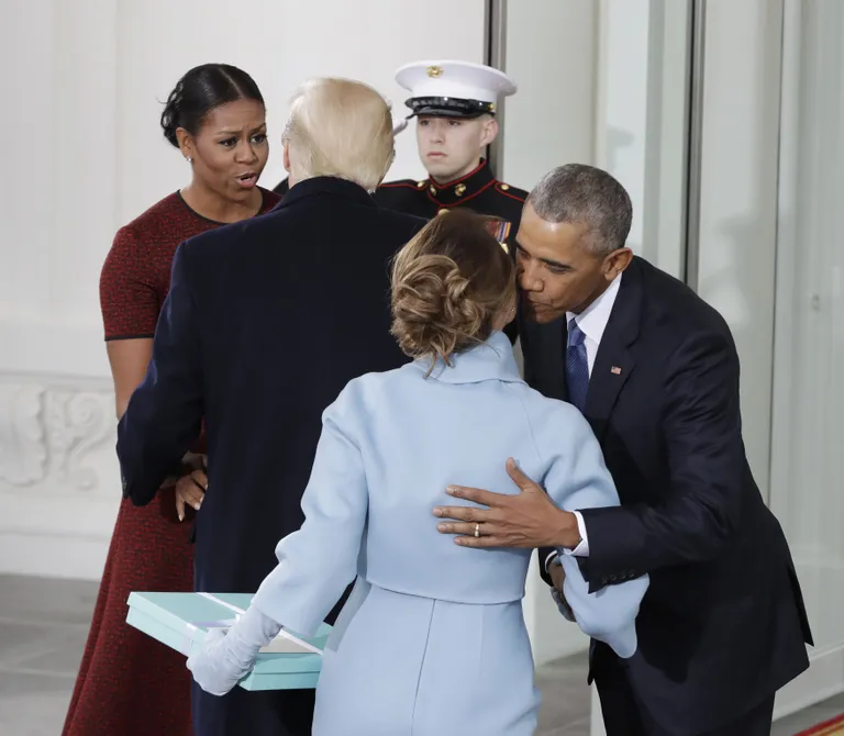 Obamade ja Trumpide kohtumine 20. jaanuaril Valges Majas