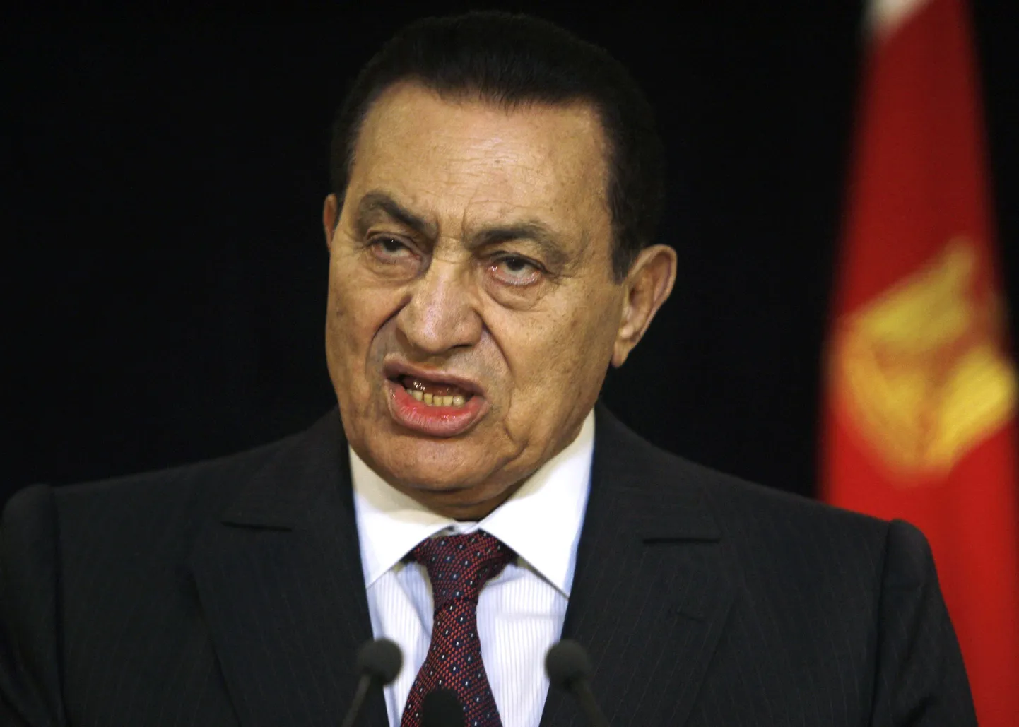 Egiptuse president Hosni Mubarak.