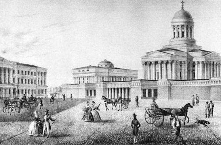 Helsingi 19. sajandi esimesel poolel.