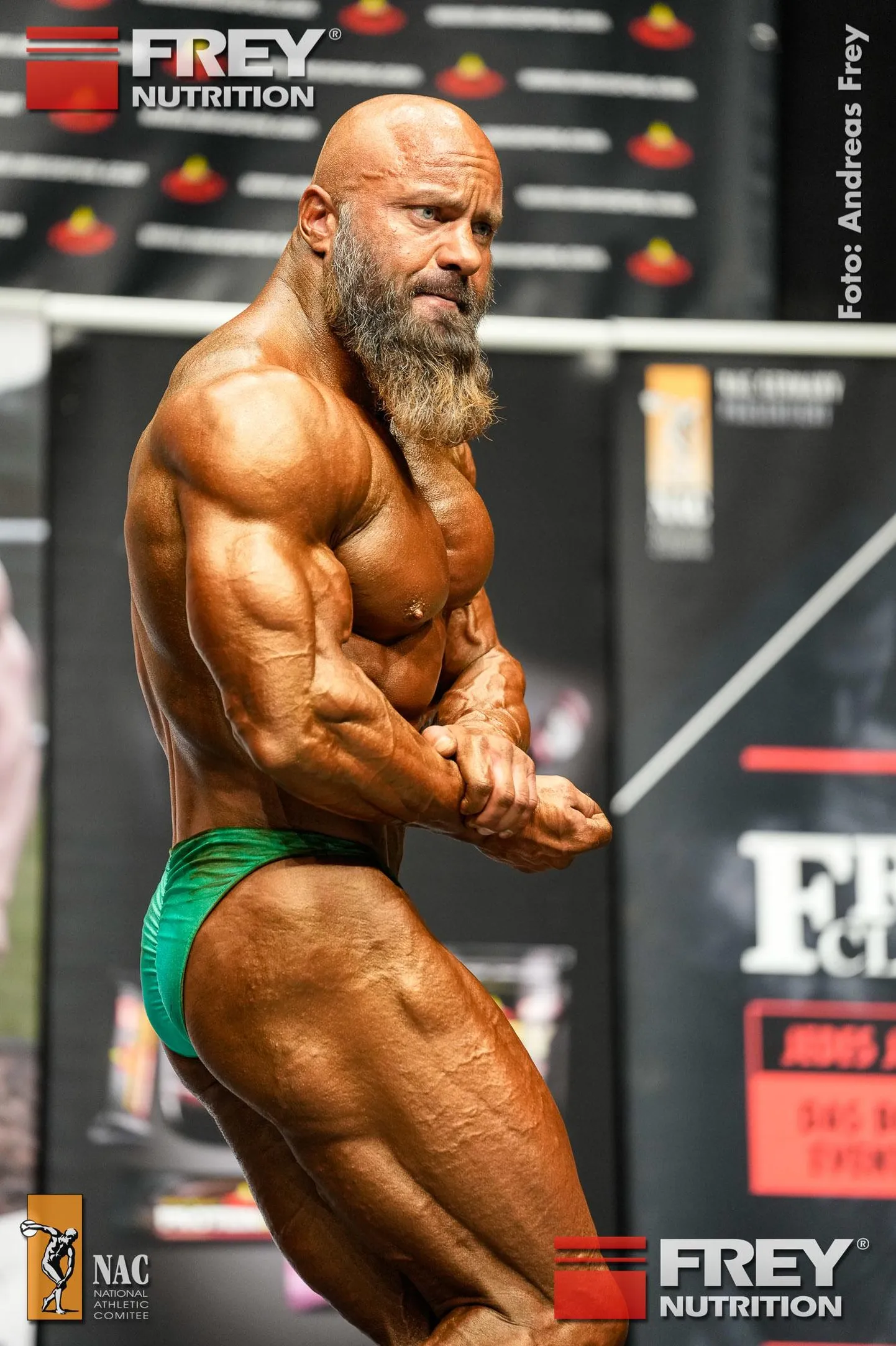 Viljandist pärit Janar Gröön lõpetas tänavuse võistlushooaja Saksamaal "Mister Universe&#39;il" neljanda kohaga.