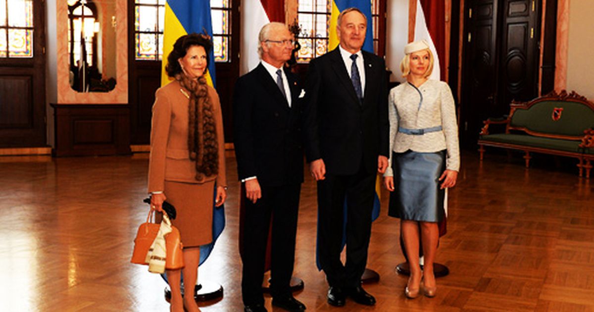 Rīgā ieradīsies Zviedrijas karalis Kārlis XVI Gustavs un karaliene ...