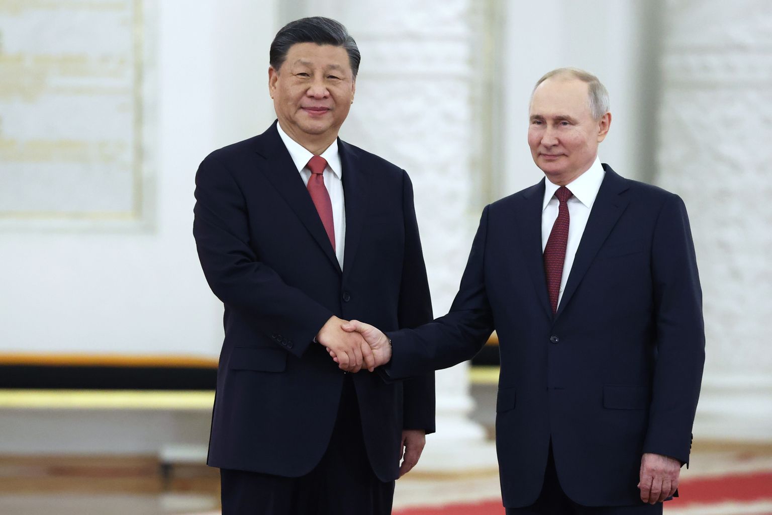 Hiina president Xi Jinping ja Venemaa president Vladimir Putin kohtusid teisipäeval Kremlis.