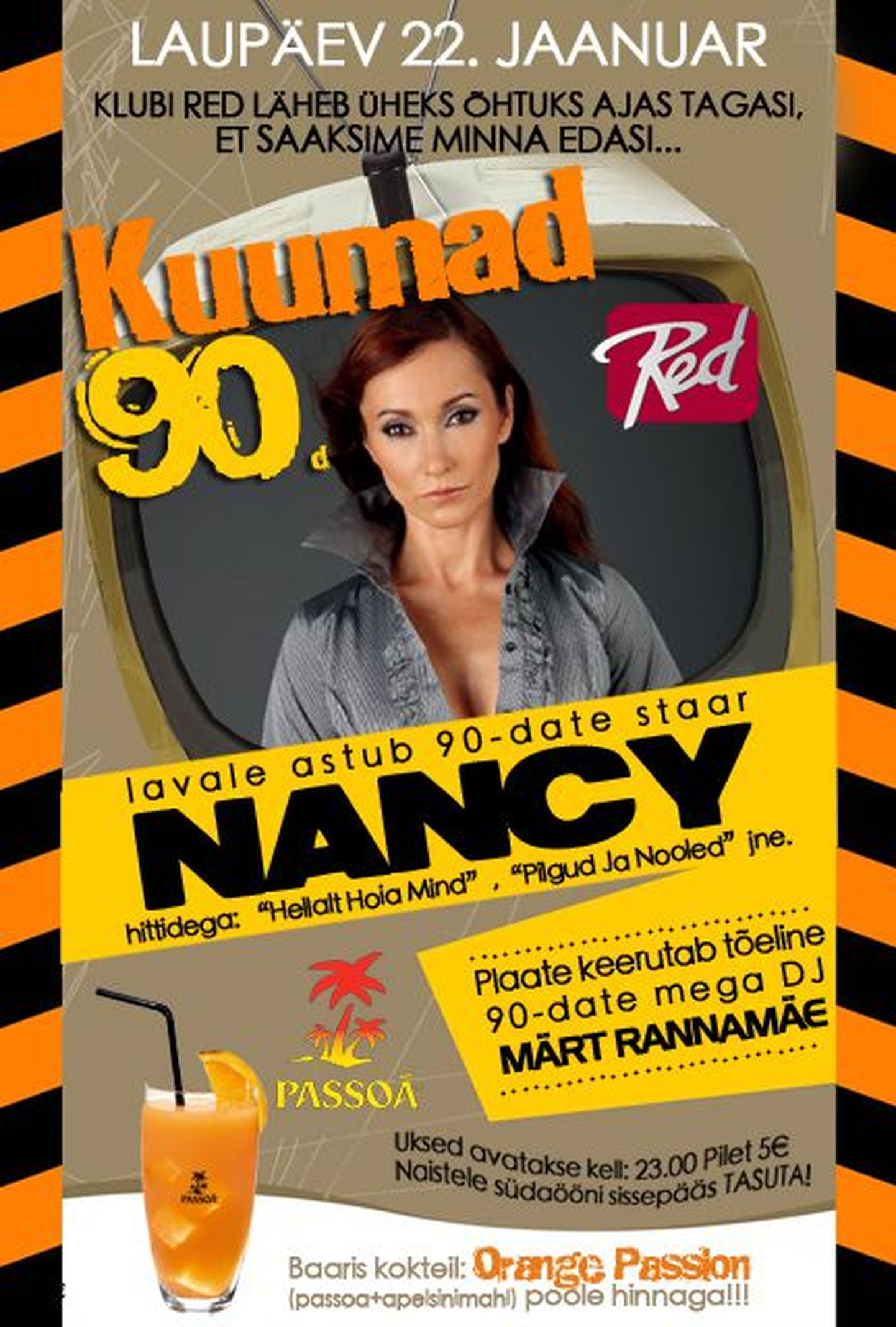 Viljandis ööklubis Red astub üles 90ndate megastaar Nancy