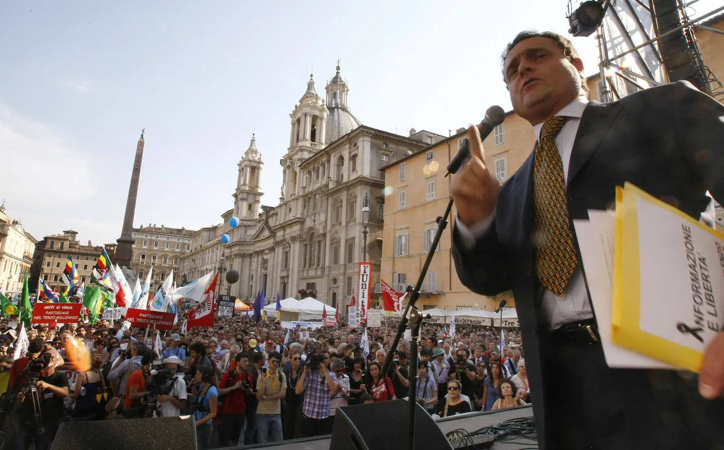 Franco Siddi protestimarsil