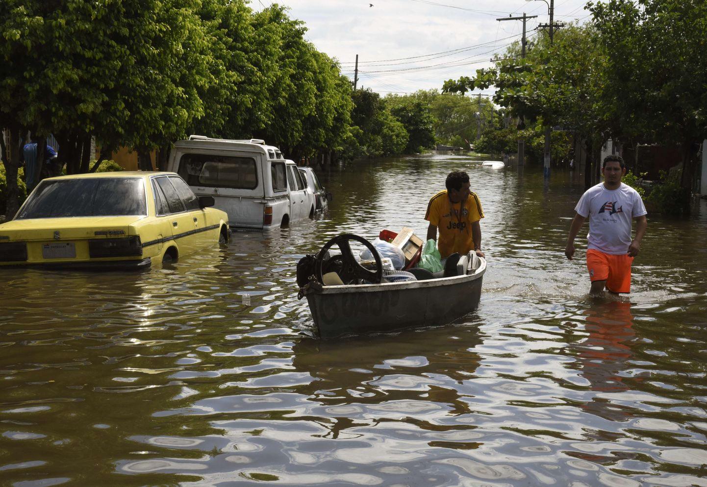 Üleujutus Paraguai pealinnas Asuncionis 24. detsembril 2015.