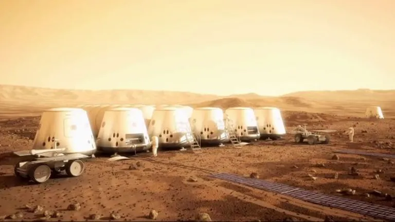 Kā varētu izskatīties pirmā cilvēku apmetne uz Marsa 
