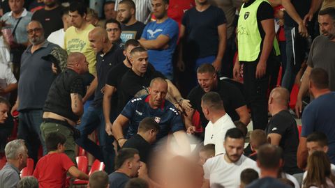 Serbiju soda par līdzjutēju uzvedību nākamajā spēlē pēc vizītes Rīgā