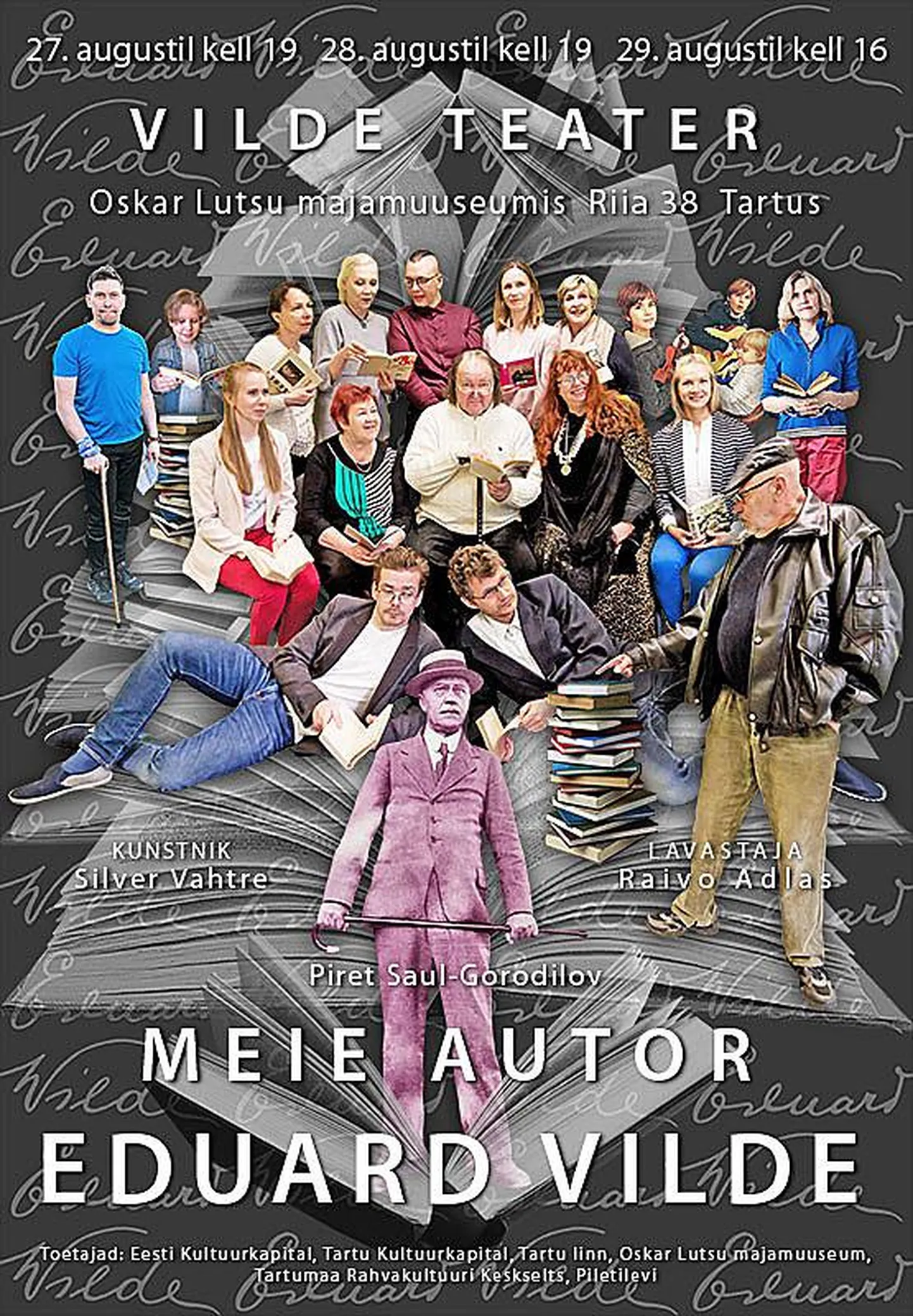 Lavastuses "Meie autor Eduard Vilde" asutvad lavale kirjaniku teoste tegelased.