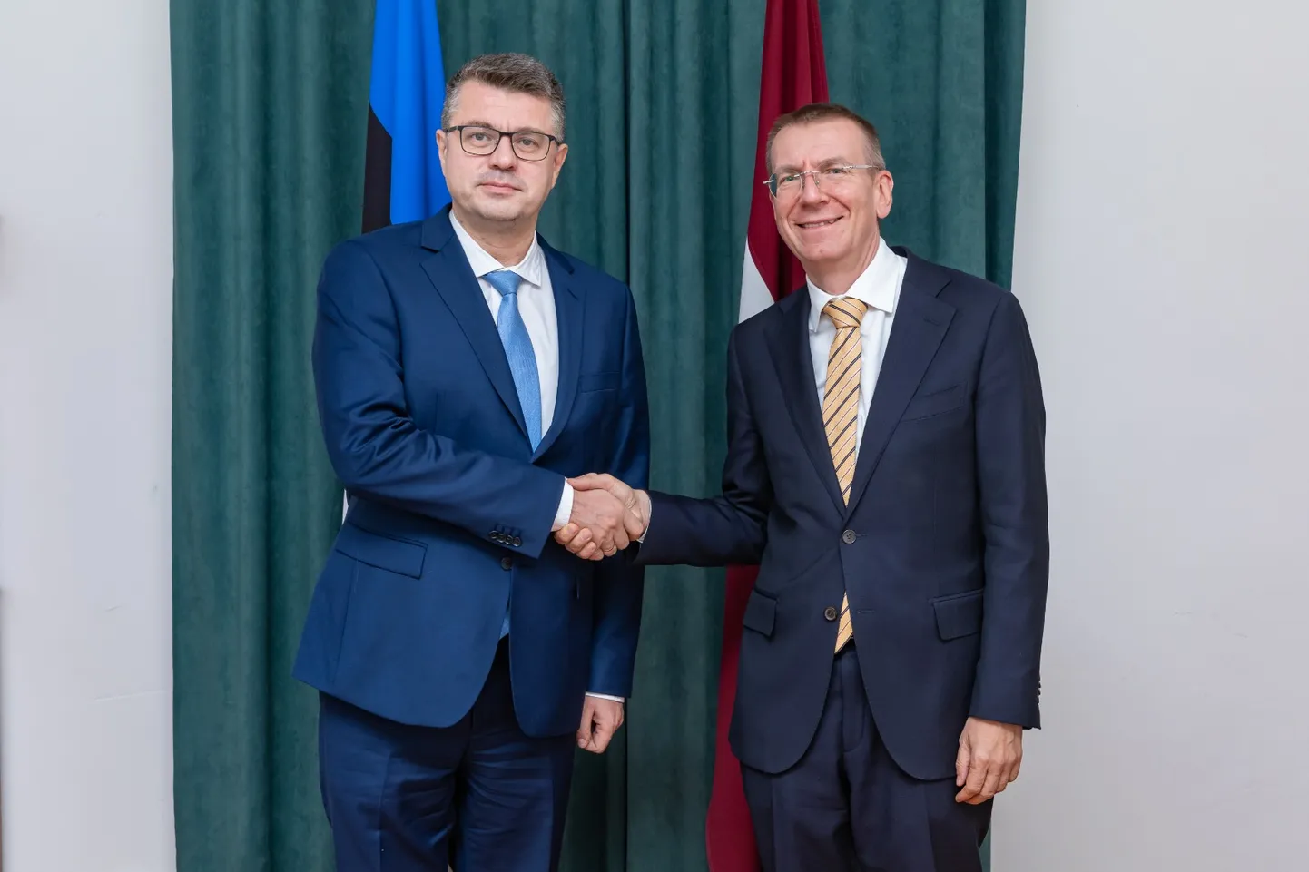 Министр иностранных дел Рейнсалу и Министр иностранных дел Латвии Ринкевич.