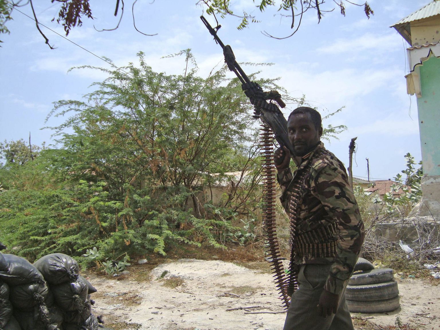Somaalia valitsusvägede sõdur.