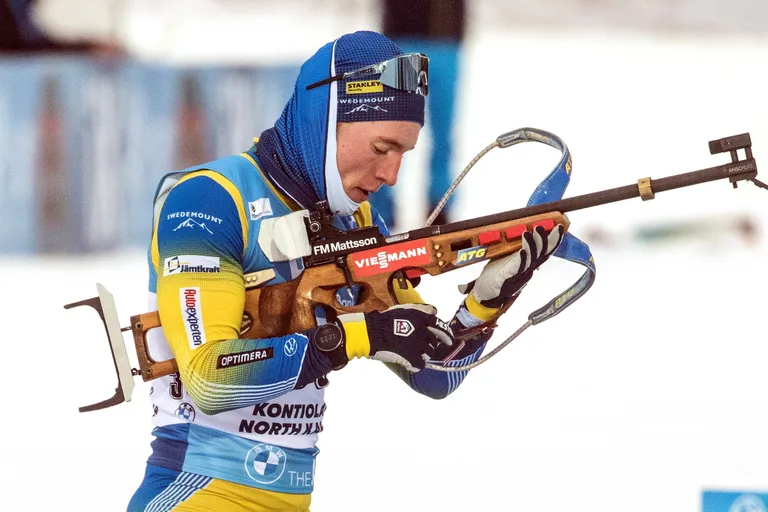 Rootsi laskesuusataja Sebastian Samuelsson.