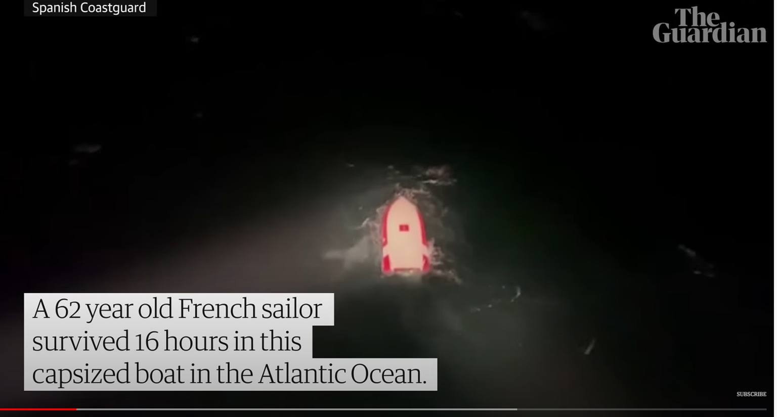 Hispaania rannavalve sukeldujad päästsid ümber läinud paadis lõksus olnud prantslase